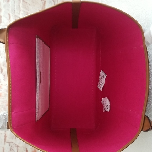 New kate spade Racing Stripe Canvas Tote Bag - Picture 11 of 14